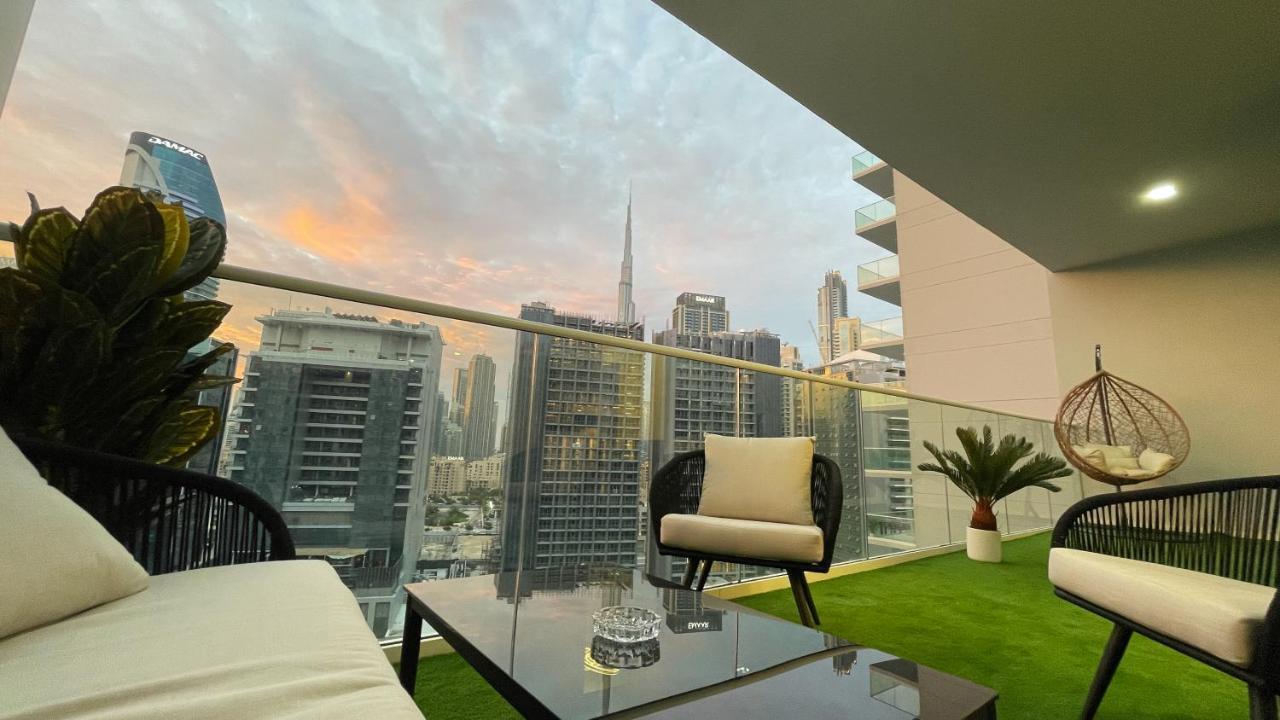 Luxury 2 Bedroom With Burj Khalifa View Dubai Esterno foto