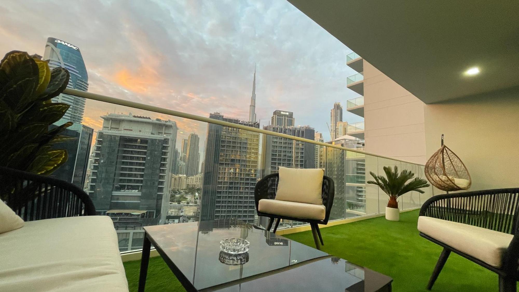 Luxury 2 Bedroom With Burj Khalifa View Dubai Esterno foto